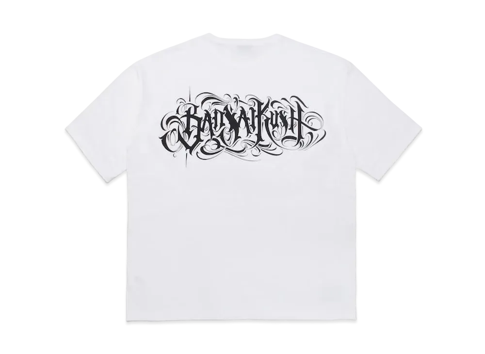 APHRODITEGANG Bud Spool BADSAIKUSH Back Print S/S Tee "White"