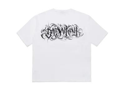 APHRODITEGANG Bud Spool BADSAIKUSH Back Print S/S Tee "White"