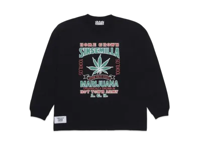 APHRODITEGANG Bud Spool Hottownarmy Original Logo Print L/S Tee "Black"
