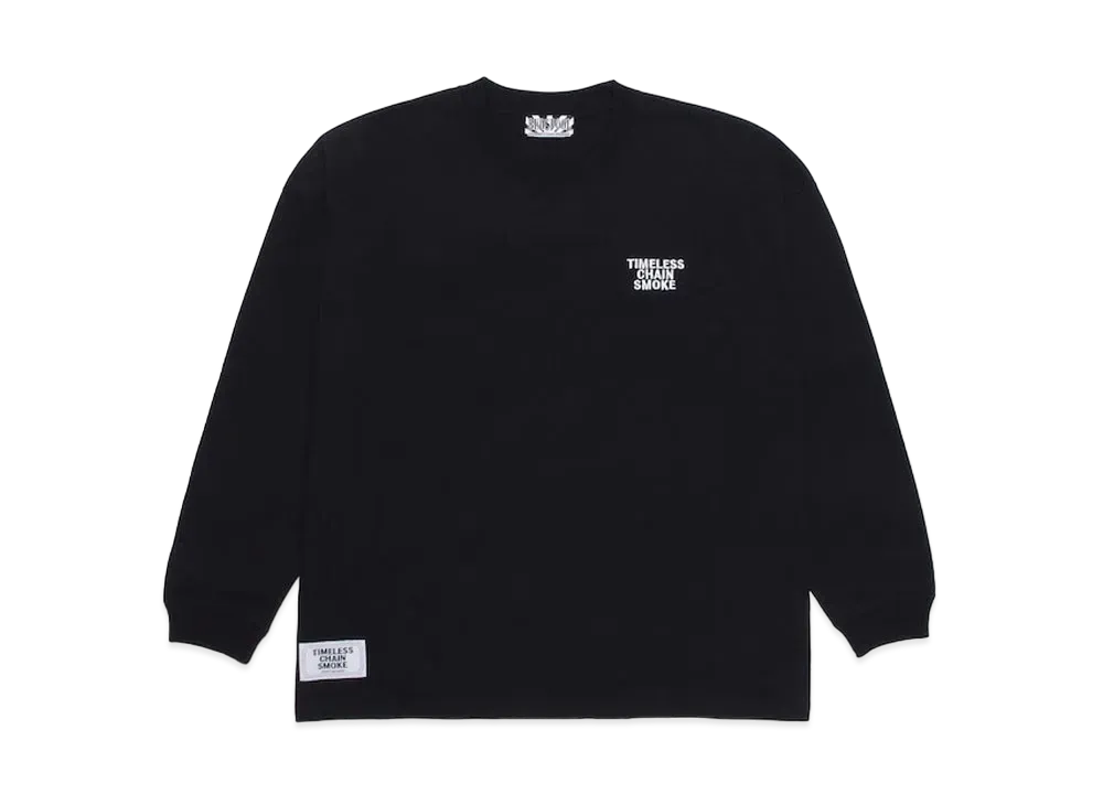 APHRODITEGANG Bud Spool Front TCS Back Bud Spool Print L/S Tee "Black"