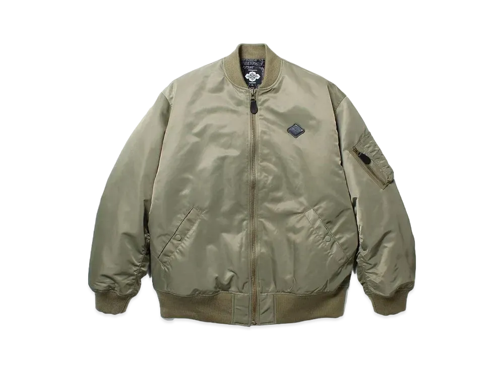 APHRODITEGANG BUDSPOOL x GAKKIN 花罰 MA-1 Flight Jacket "Khaki"