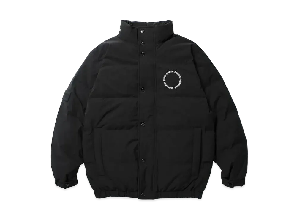 APHRODITEGANG Circle Logo Down Jacket "Black"