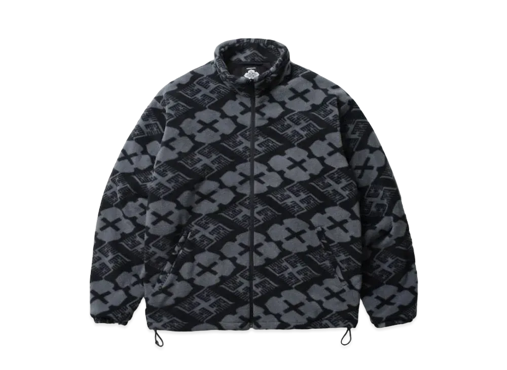 APHRODITEGANG Gakkin x Budspool / Boa Fleece Jacket "Black"
