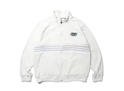 APHRODITEGANG Velour Jersey Track Jacket "White"