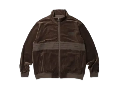 APHRODITEGANG Velour Jersey Track Jacket "Brown"