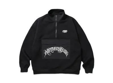 APHRODITEGANG Northern Blue Half Zip Track Jacket "White"