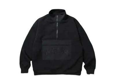 APHRODITEGANG Northern Blue Half Zip Track Jacket "Black"