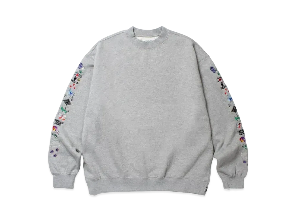 APHRODITEGANG Aoi Industry x Budspool Aoi Icons Crewneck Sweat Shirt "Grey"