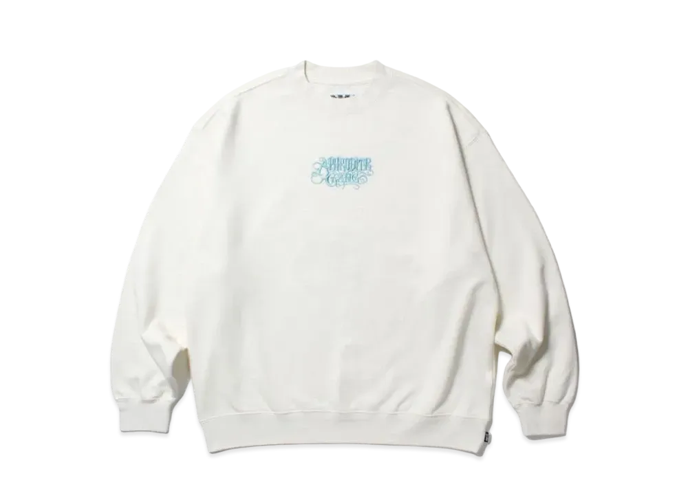 APHRODITEGANG Classic Logo Crew Neck Sweat Shirt "White"