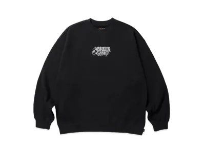 APHRODITEGANG Classic Logo Crew Neck Sweat Shirt "Black White"