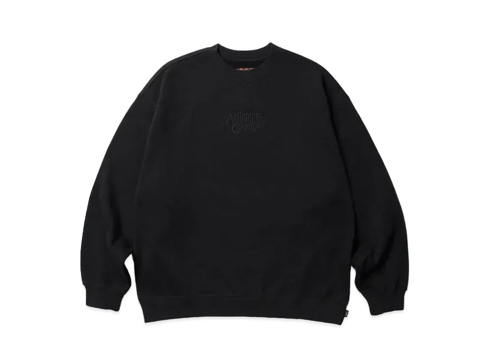 APHRODITEGANG Classic Logo Crew Neck Sweat Shirt "Black"