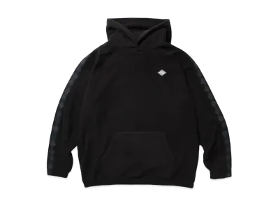 APHRODITEGANG Asakamon Side Striped Fleece Hooded Shirt "Black"