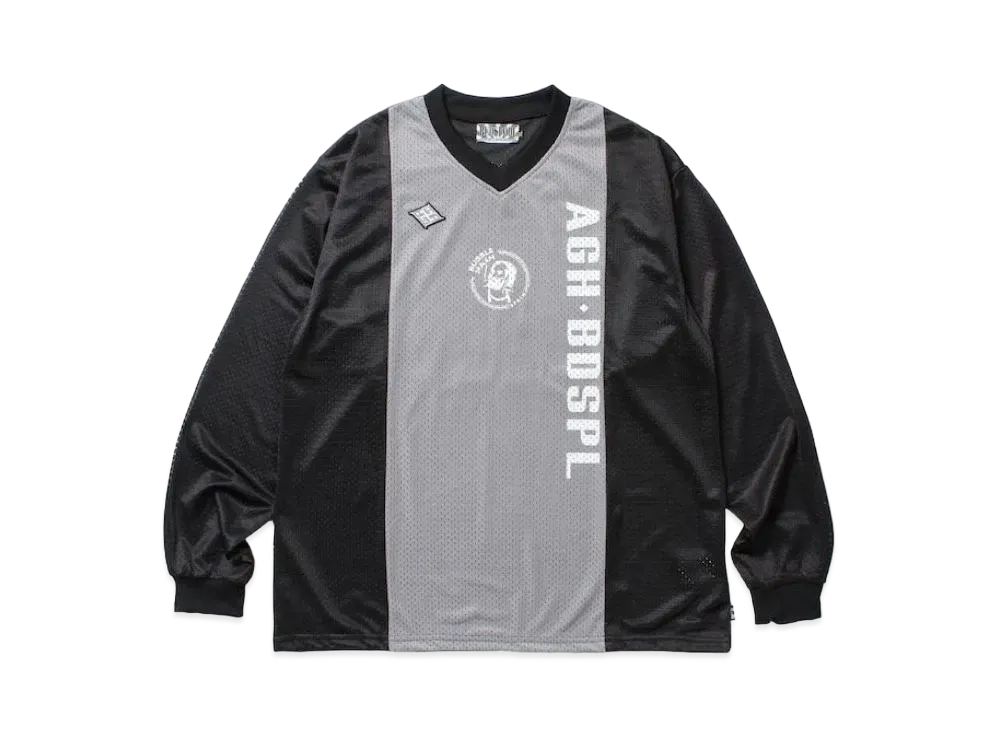 APHRODITEGANG Double Mesh L/S Soccer Jersey "Grey"