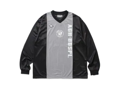 APHRODITEGANG Double Mesh L/S Soccer Jersey "Grey"