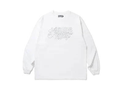 APHRODITEGANG Stitch Classic Logo L/S Tee "White"
