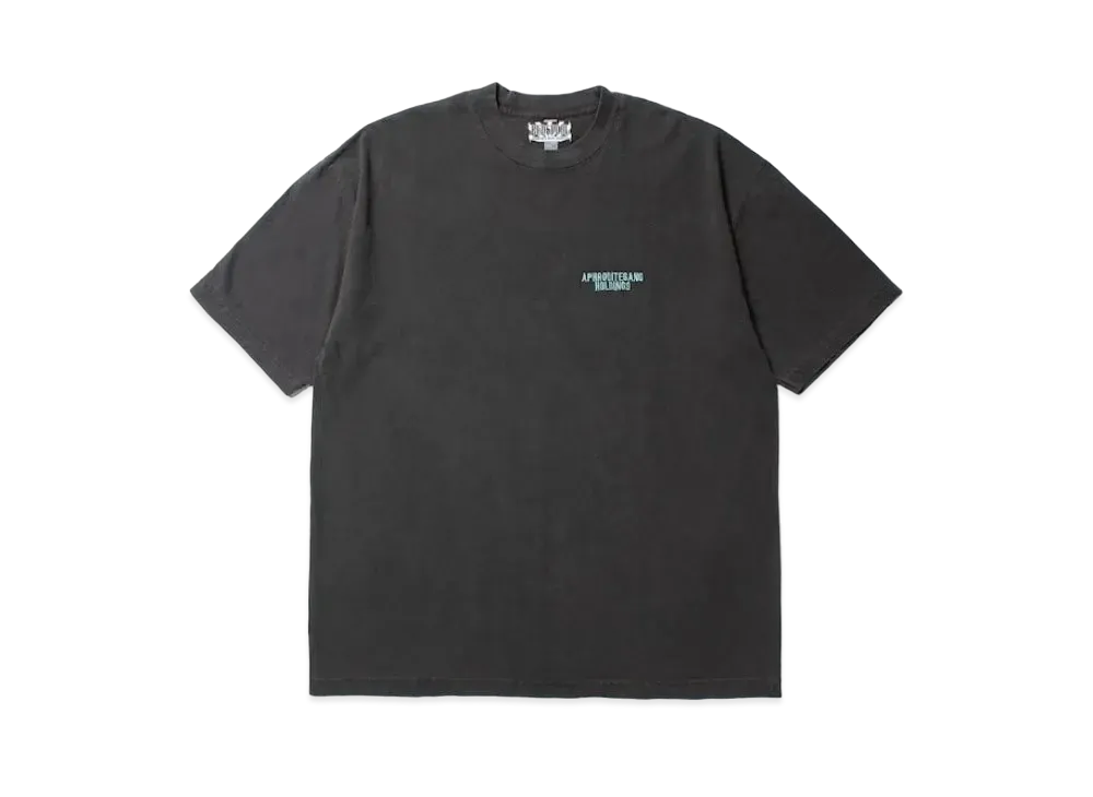 APHRODITEGANG Holdings Pigment Dye S/S T Shirt "Black Blue"