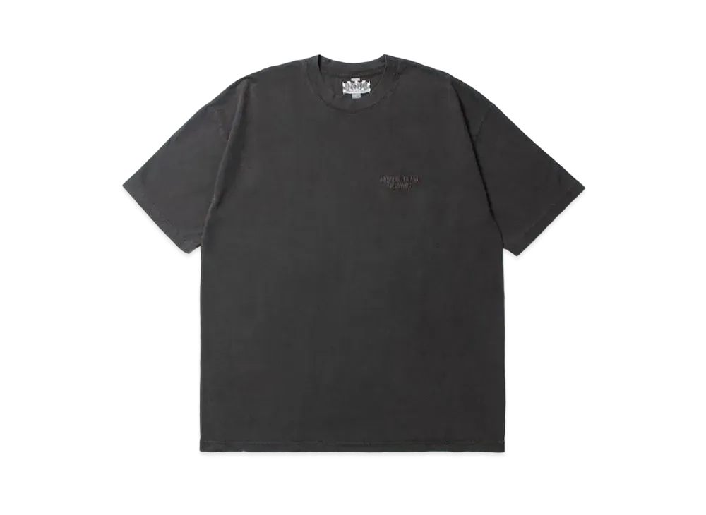 APHRODITEGANG Holdings Pigment Dye S/S T Shirt "Black"