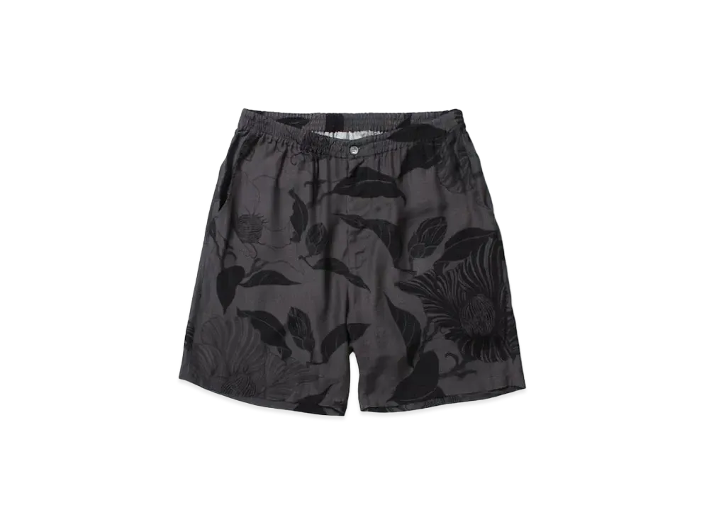 APHRODITEGANG Gakkin x Budspool Mawaribana Hawaiian Shorts "Black"
