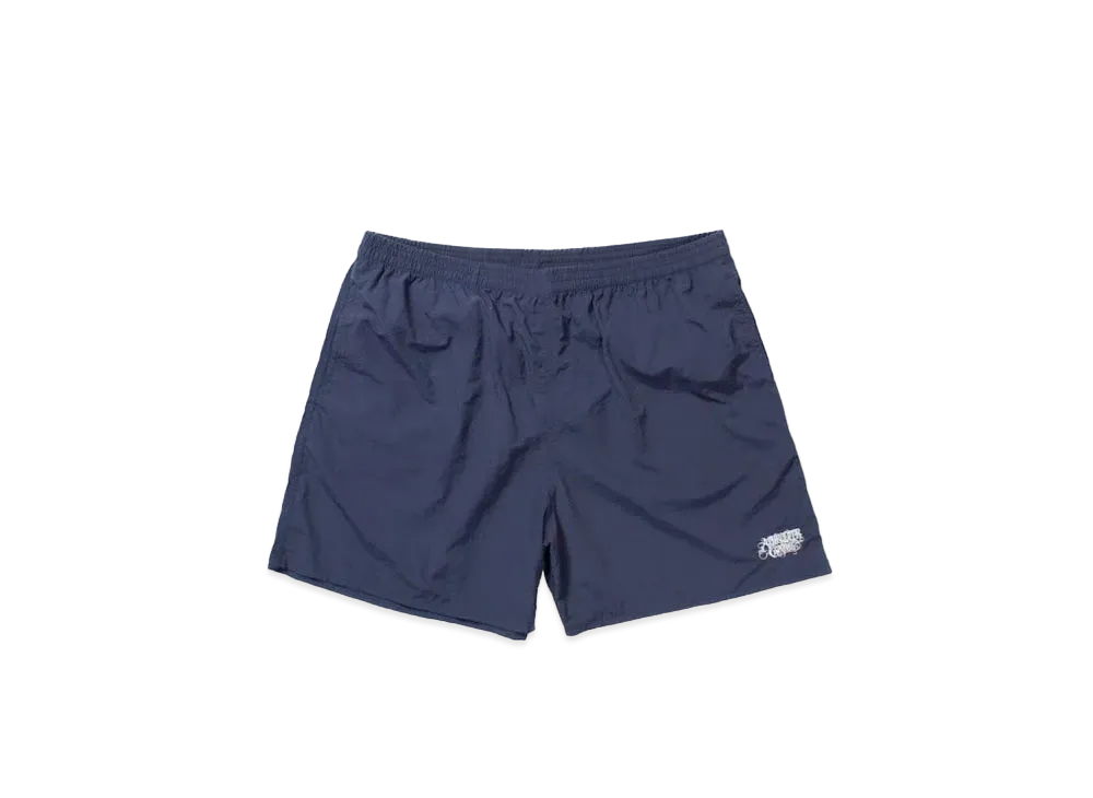 APHRODITEGANG Classic Logo Nylon Shorts "Navy"