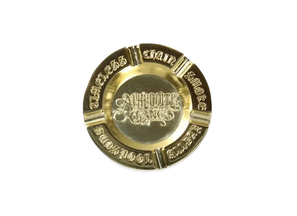 APHRODITEGANG Gold Brass Ashtray "Gold"