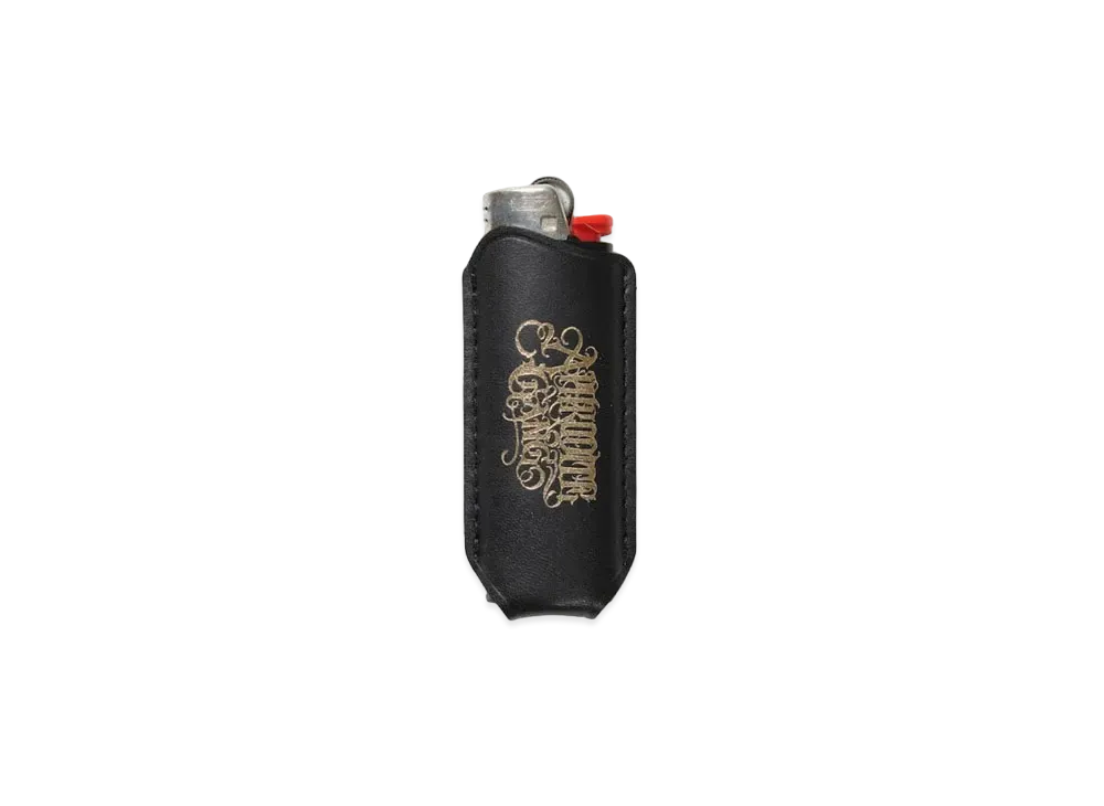 APHRODITEGANG Classic Logo Leather Lighter Case "Gold"