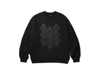APHRODITEGANG Gakkin x Budspool Kamon Crew Neck Sweat Shirt "Black"