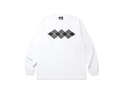APHRODITEGANG Gakkin x Budspool Kamon L/S Tee (Type-1) "White"