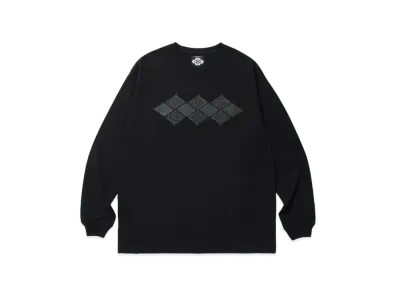 APHRODITEGANG Gakkin x Budspool Kamon L/S Tee (Type-1) "Black"