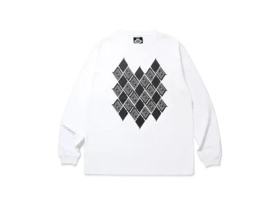 APHRODITEGANG Gakkin x Budspool Kamon L/S Tee (Type-2) "White"