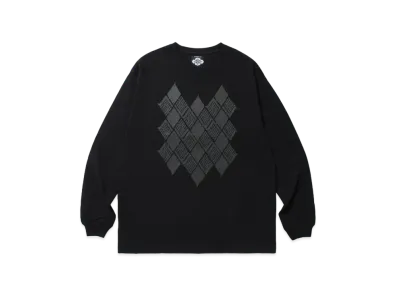 APHRODITEGANG Gakkin x Budspool Kamon L/S Tee (Type-2) "Black"