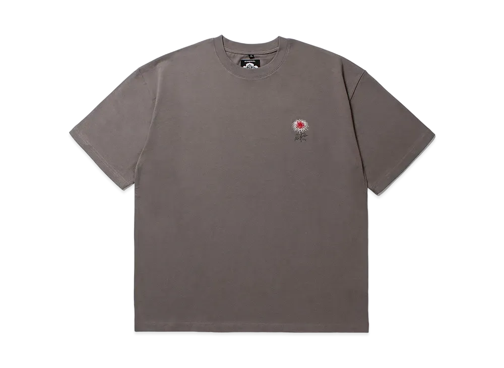 APHRODITEGANG Gakkin x Budspool Nichisho Kiku T-Shirt "Charcoal"