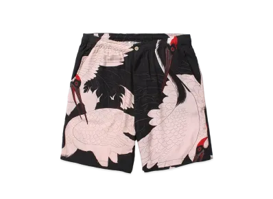 APHRODITEGANG Gakkin x Budspool Akame Tsuru Short Pant "Black"
