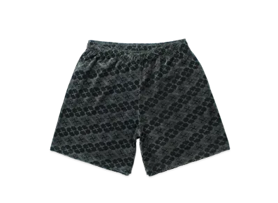APHRODITEGANG Gakkin x Budspool Velor Short Pant "Grey"