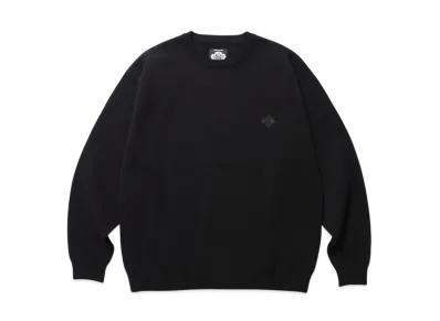 APHRODITEGANG Gakkin x Budspool Family Crest Crew Neck Sweater "Black"