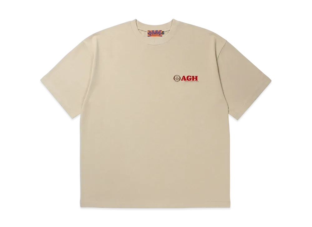 APHRODITEGANG Raw AGH Print S/S Tee "Light Brown"