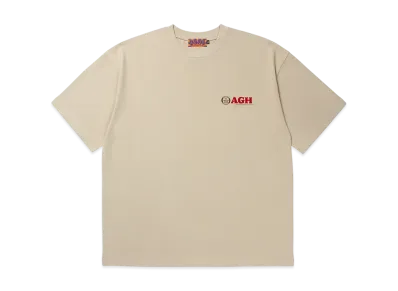 APHRODITEGANG Raw AGH Print S/S Tee "Light Brown"