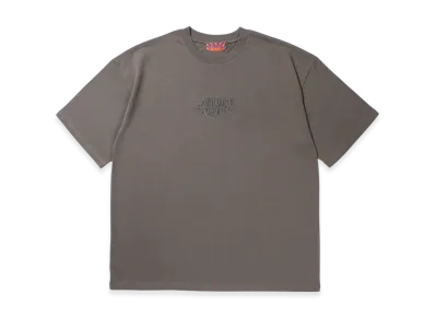 APHRODITEGANG Classic Logo Embroidery S/S Tee "Charcoal"