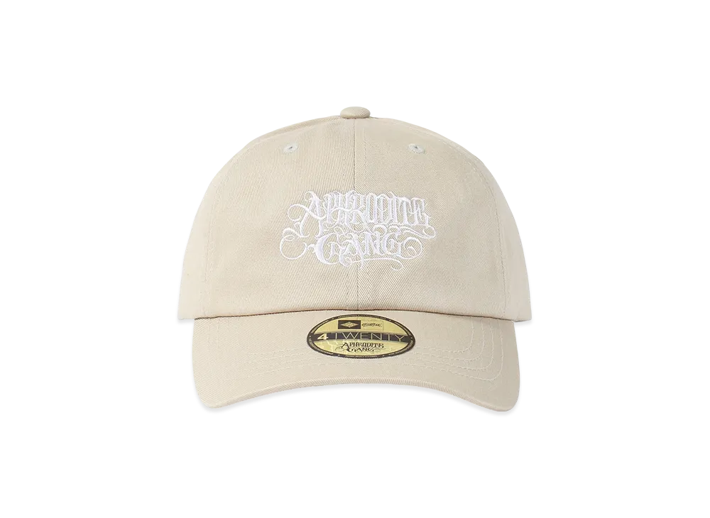 APHRODITEGANG Classic Logo Embroidery 6Panel Cap "Beige"