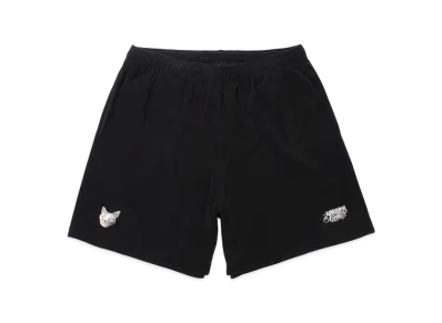 APHRODITEGANG Ryu Embroidery Pile Shorts "Black"