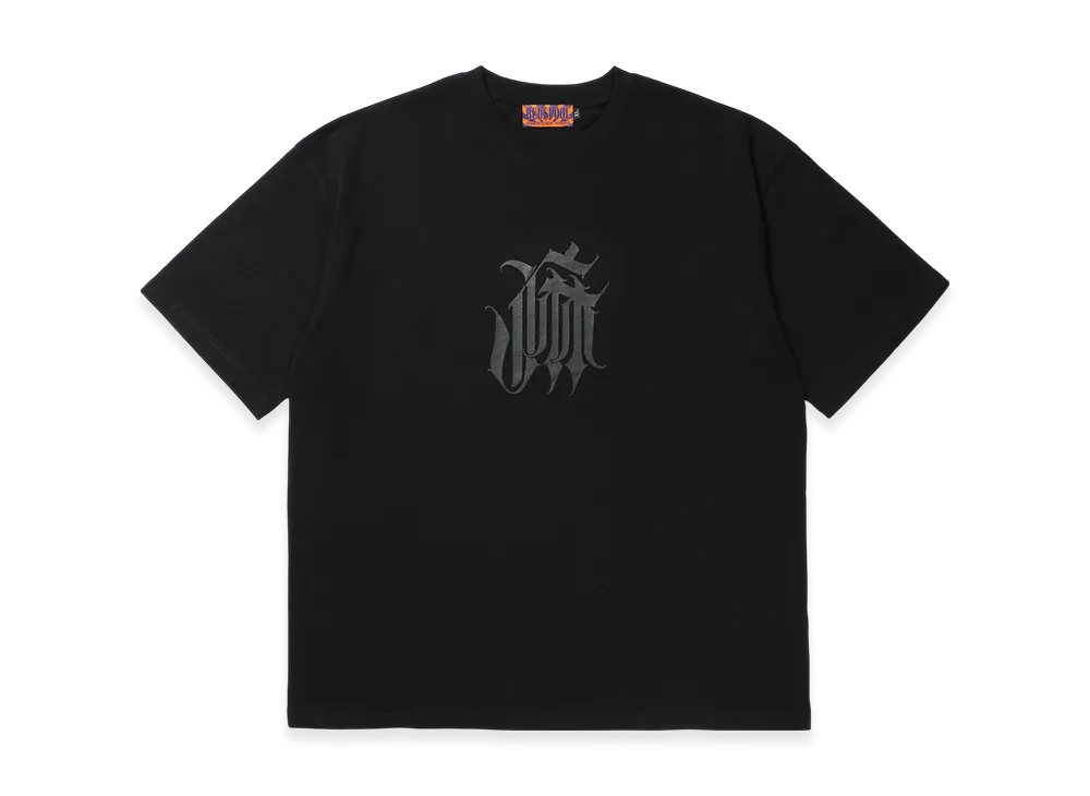 APHRODITEGANG 麻 Logo S/S Tee "Black/Black"