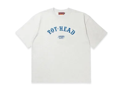 APHRODITEGANG Zig-Zag Pothead S/S Tee "Light Gray"