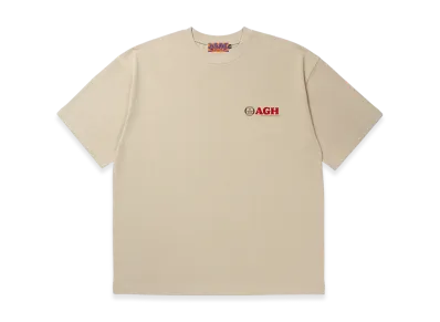 APHRODITEGANG Raw AGH S/S Tee "Light Brown"