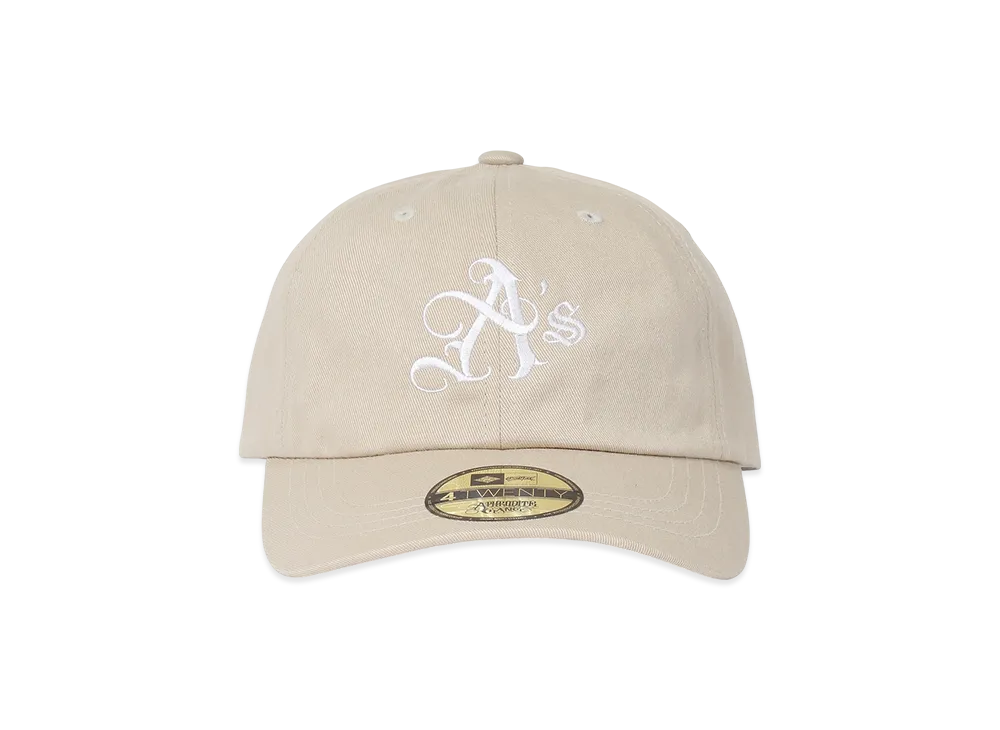 APHRODITEGANG A's Logo Embroidery 6Panel Cap "Beige"