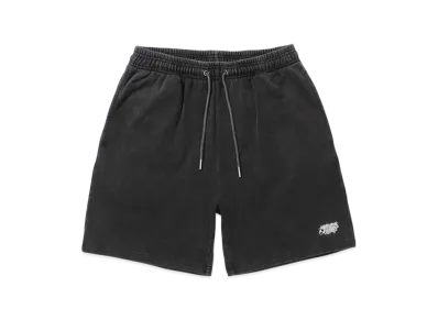APHRODITEGANG Pigment Dye Classic Logo Sweat Shorts "Black"