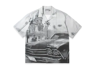 APHRODITEGANG TAKUYA KAMIOKA x BUDSPOOL Hawaiian Shirt "Black"