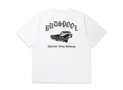 APHRODITEGANG TAKUYA KAMIOKA x BUDSPOOL Classic Logo Embroidery S/S Tee "White"