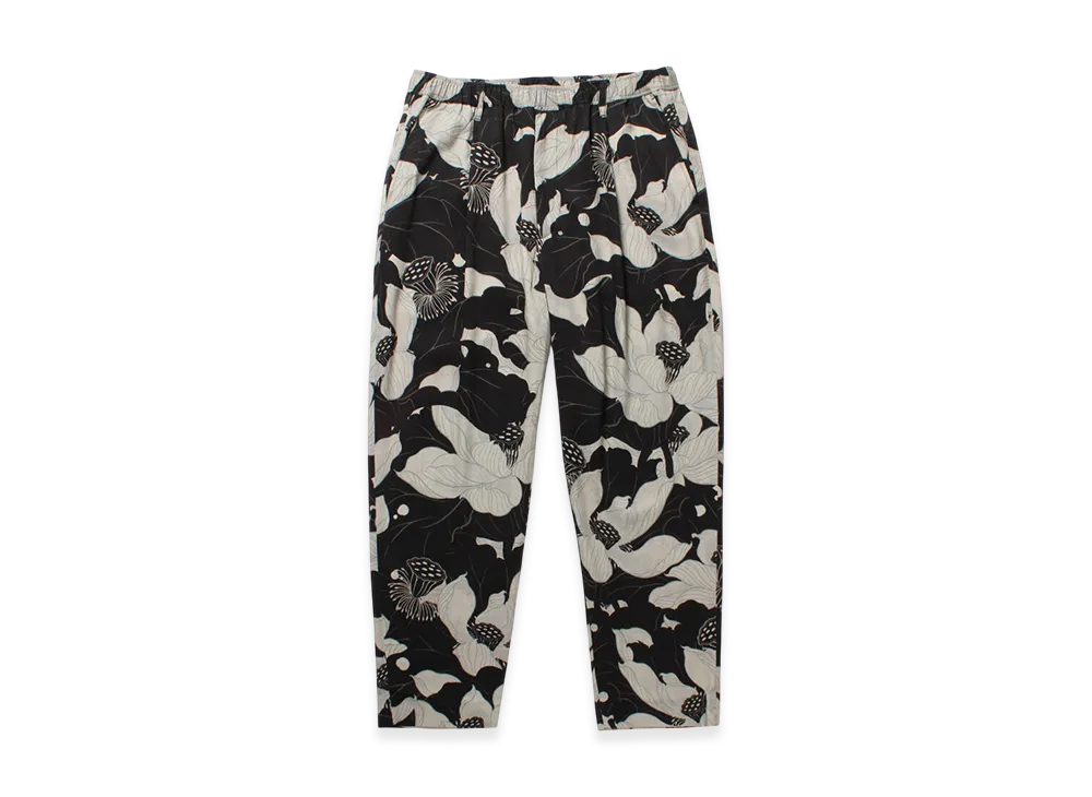 APHRODITEGANG GAKKIN x BUDSPOOL Floating Lotus Easy Trousers "Black"