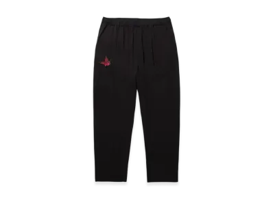 APHRODITEGANG GAKKIN x BUDSPOOL One-Point Embroidery Easy Trousers "Black"