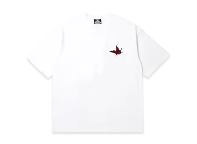 APHRODITEGANG GAKKIN x BUDSPOOL One-Point Embroidery S/S Tee "White"