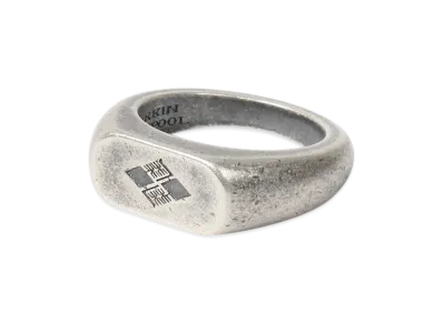 APHRODITEGANG GAKKIN x BUDSPOOL Signet Ring "Silver"